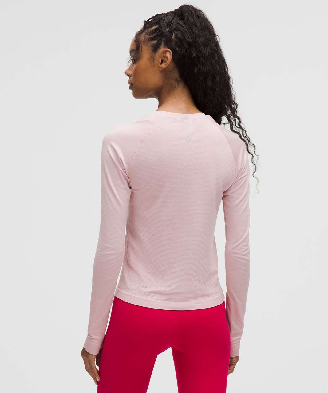 Lululemon Swiftly Tech Long-Sleeve Shirt 2.0 *Waist Length - Pink