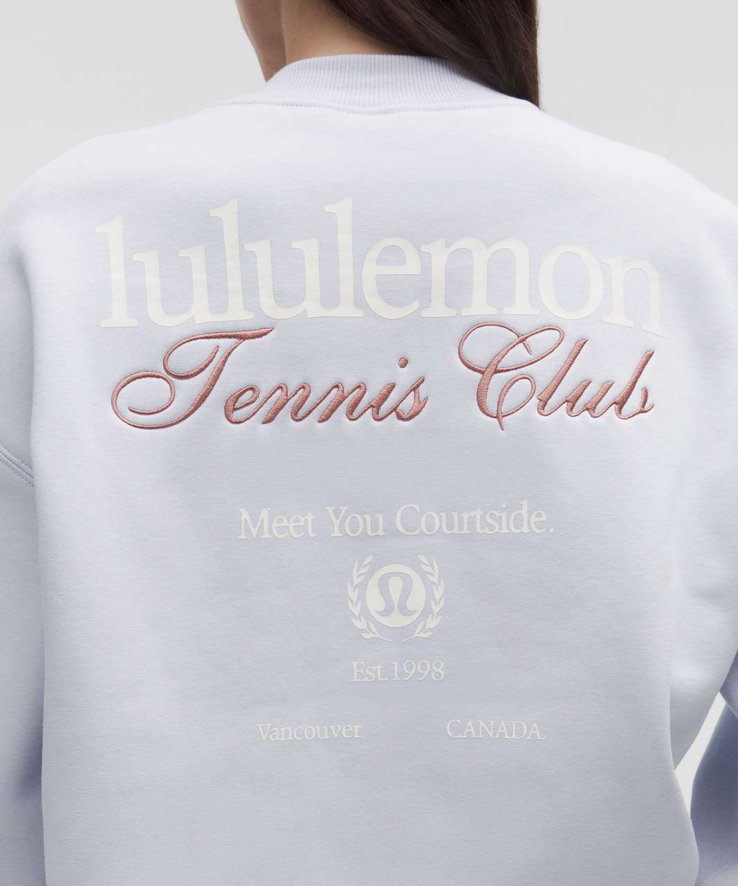 Lululemon Heavyweight Fleece Pullover *Tennis Club - Starch Blue