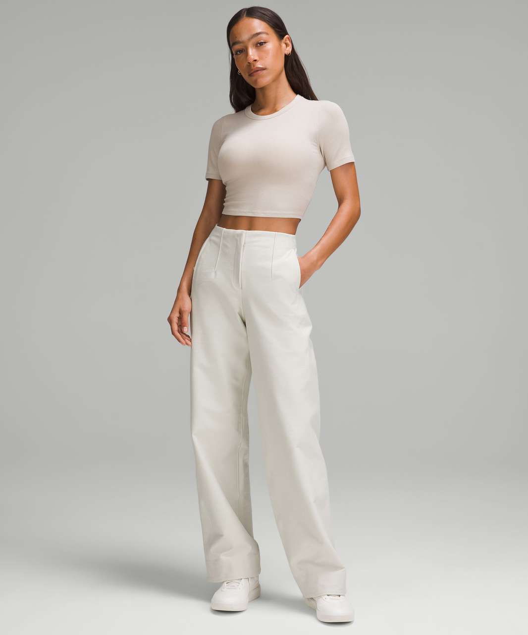 Lululemon Utilitech Relaxed-Fit Mid-Rise Trouser - Bone - lulu