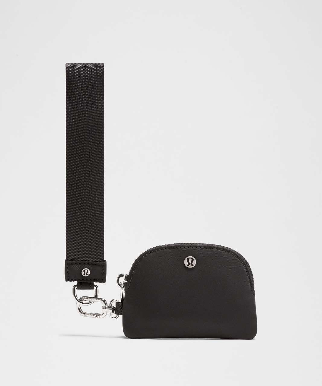 Lululemon Dual Pouch Wristlet *Plush Fleece - Black - lulu fanatics