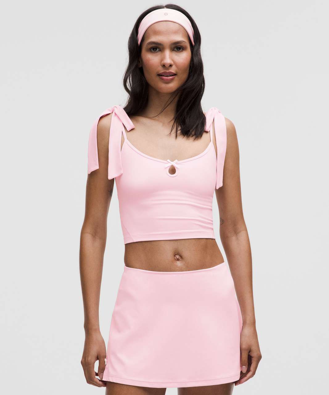 Lululemon Nulu Bow-Detail Tank Top *Set of the Month: Balletcore