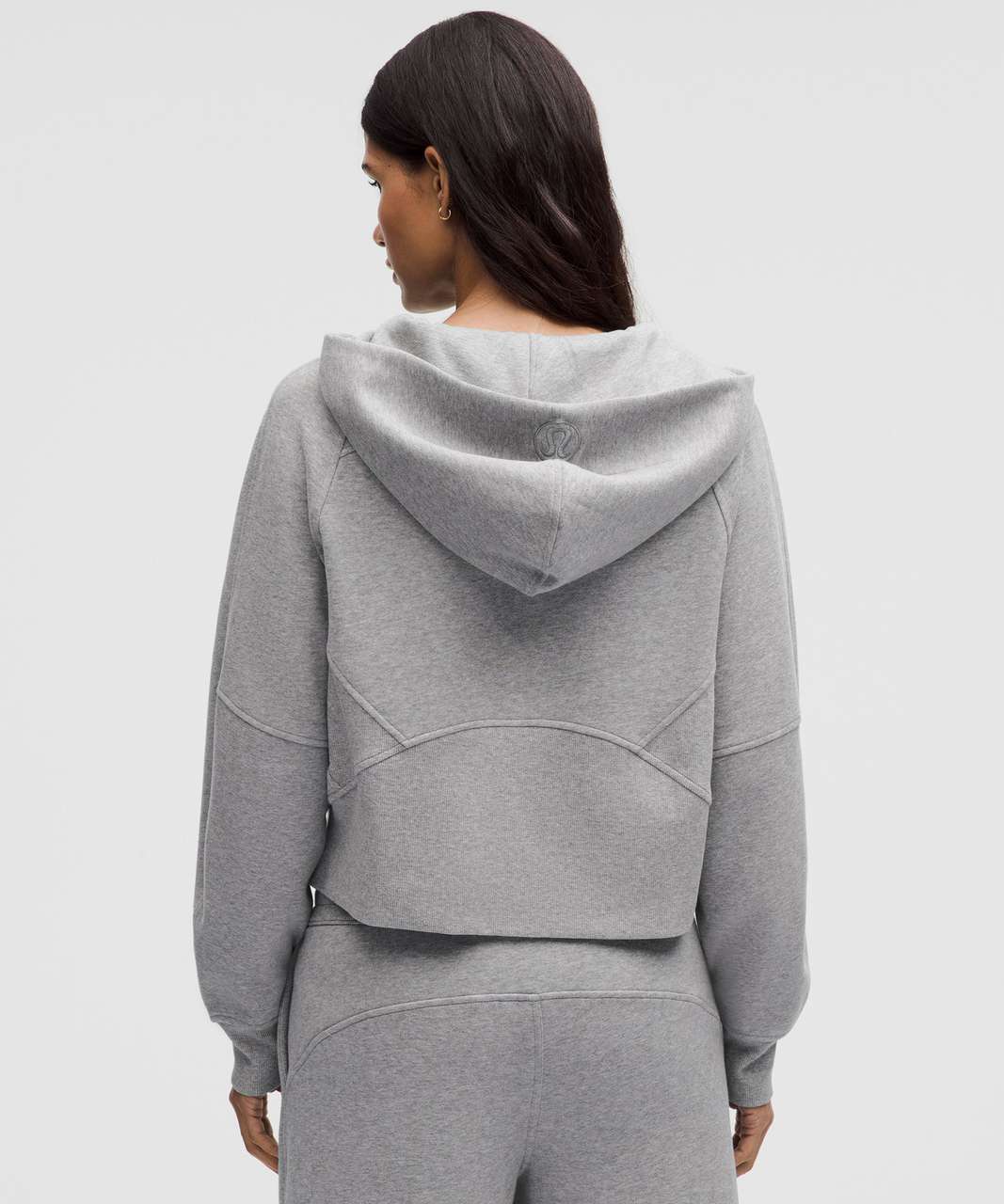 Lululemon Scuba Oversized Full-Zip Hoodie - Heathered Core Medium