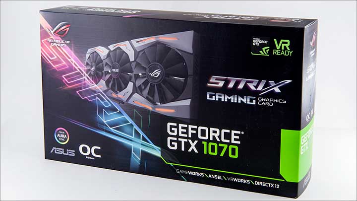 ASUS STRIX GTX 1070 O8G Gaming Review