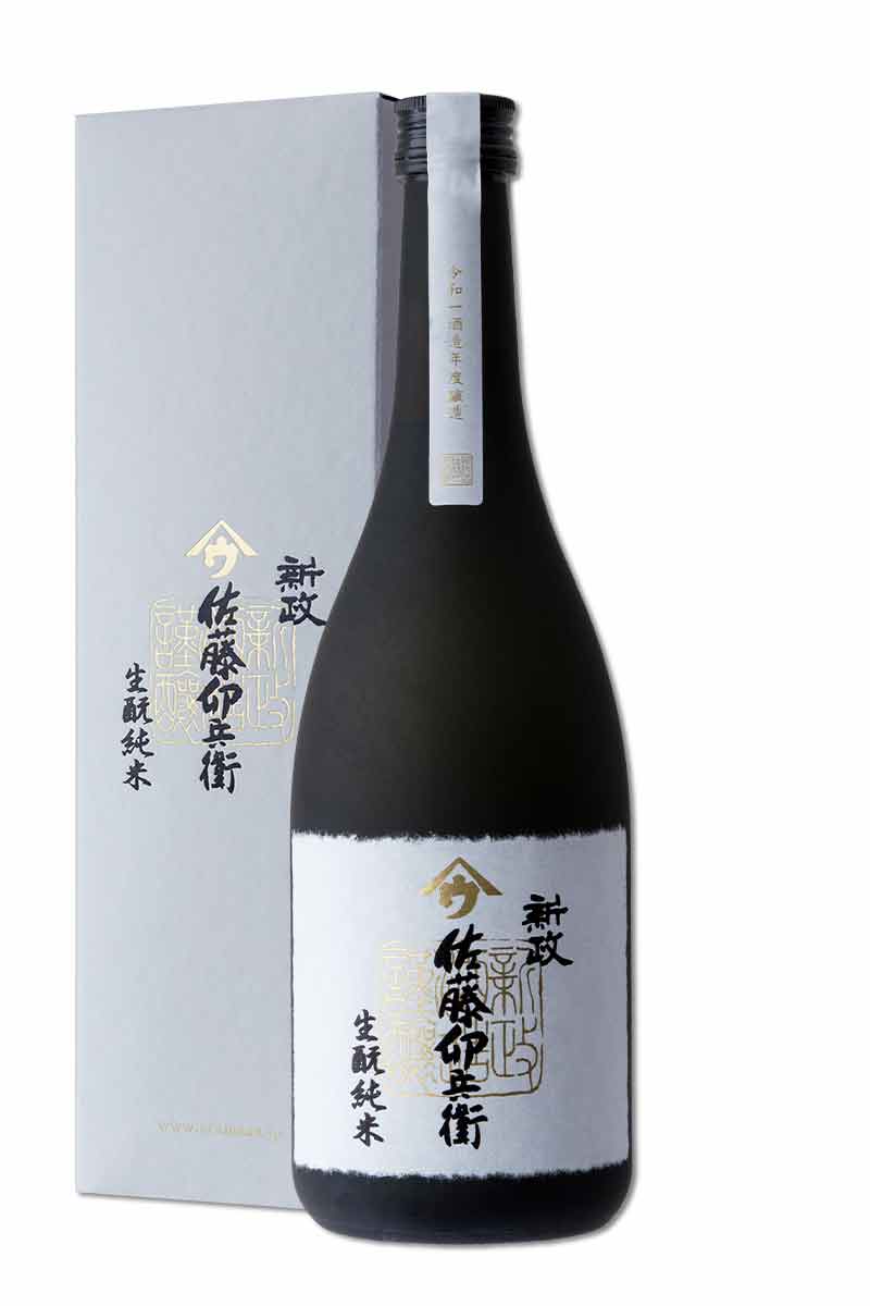 新政酒造佐藤卯兵衛生酛純米酒一年一度秋田縣流通限定禮盒版720ml