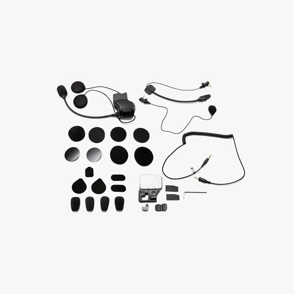 Universal Smart Communication Helmet Clamp Kit with Slim Speakers