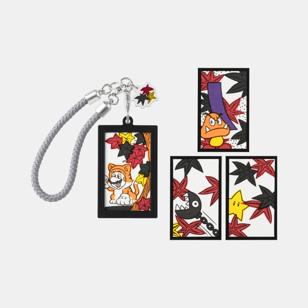 単品】キーホルダーコレクション マリオ花札・黒【Nintendo TOKYO