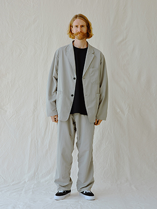 NEAT / ニート | Back Satin Gabardine Srousers - Gray | 通販 - 正規