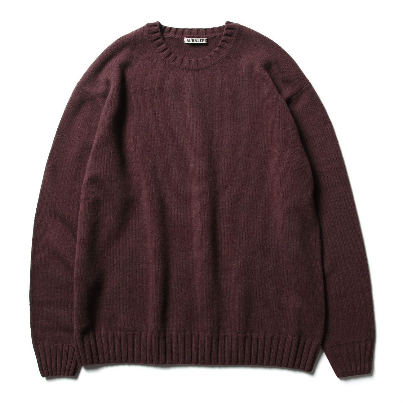 AURALEE / オーラリー | COTTON WOOL CASHMERE KNIT P/O (メンズ