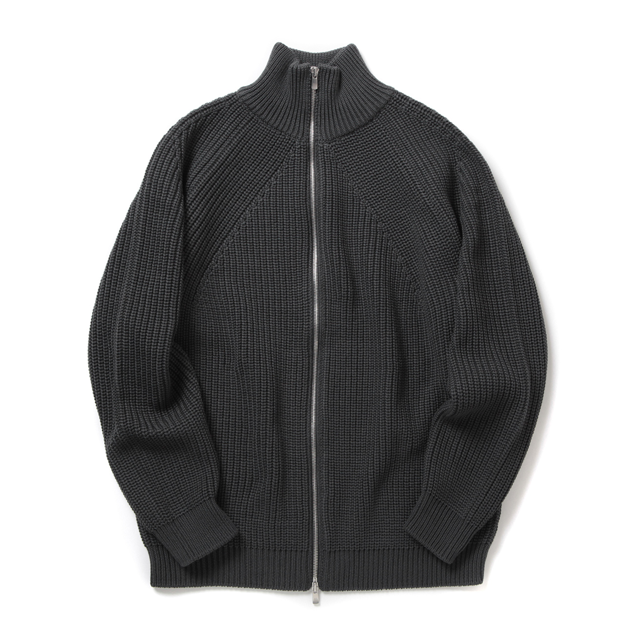 BATONER / バトナー | SIGNATURE DRIVERS KNIT (メンズ) - Charcoal