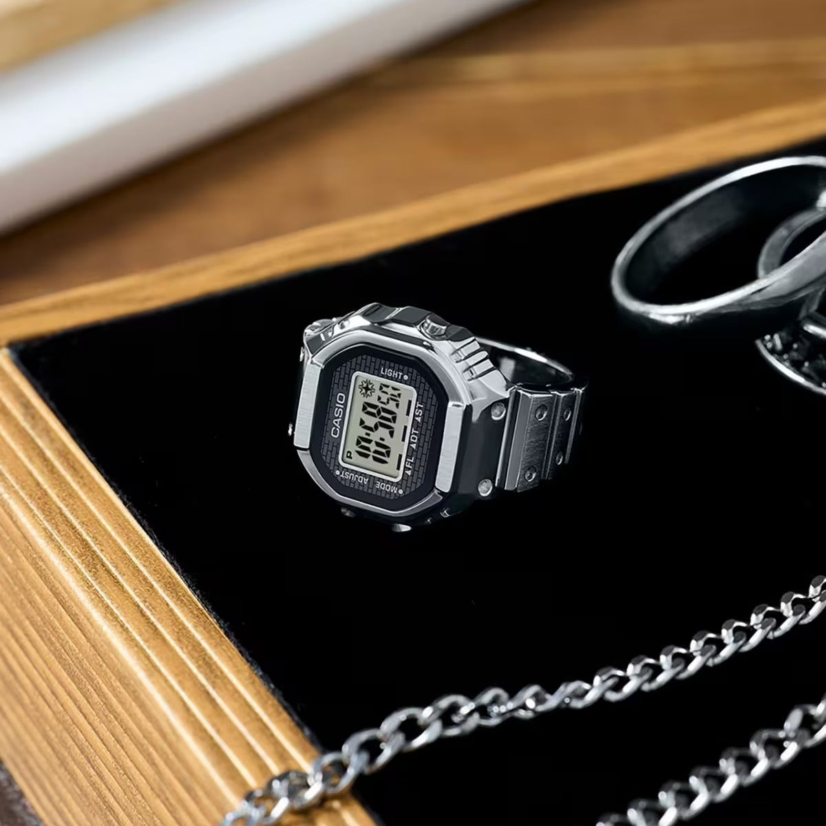 CASIO RING WATCH カシオ リングウォッチ クォーツ CRW-001-1JR