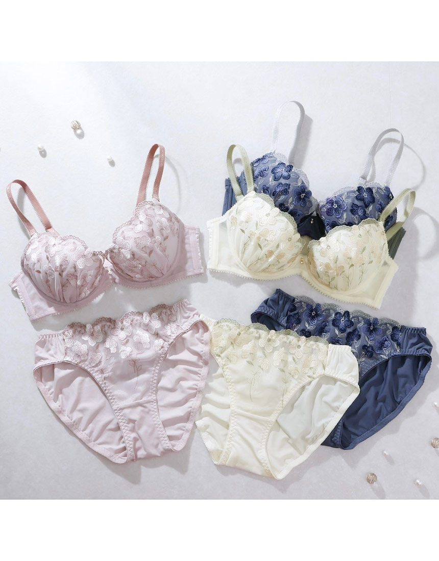 Lingè Noël ランジェノエル アーチブロッサム ブラ＆ショーツセット