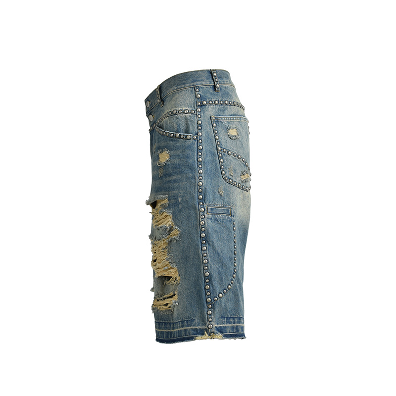 SUICIDE STUDS DENIM SHORTS -2.COLOR- | WALKIN STORE WEB SHOP