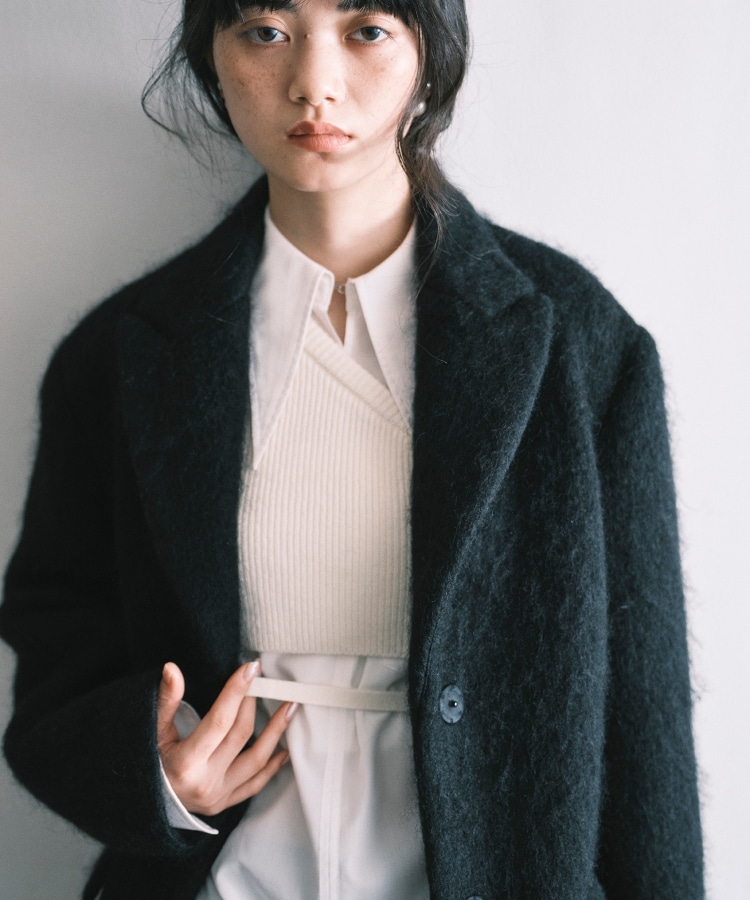 ◇shaggy jacket coat（チェスターコート） | CODE A（コードエー