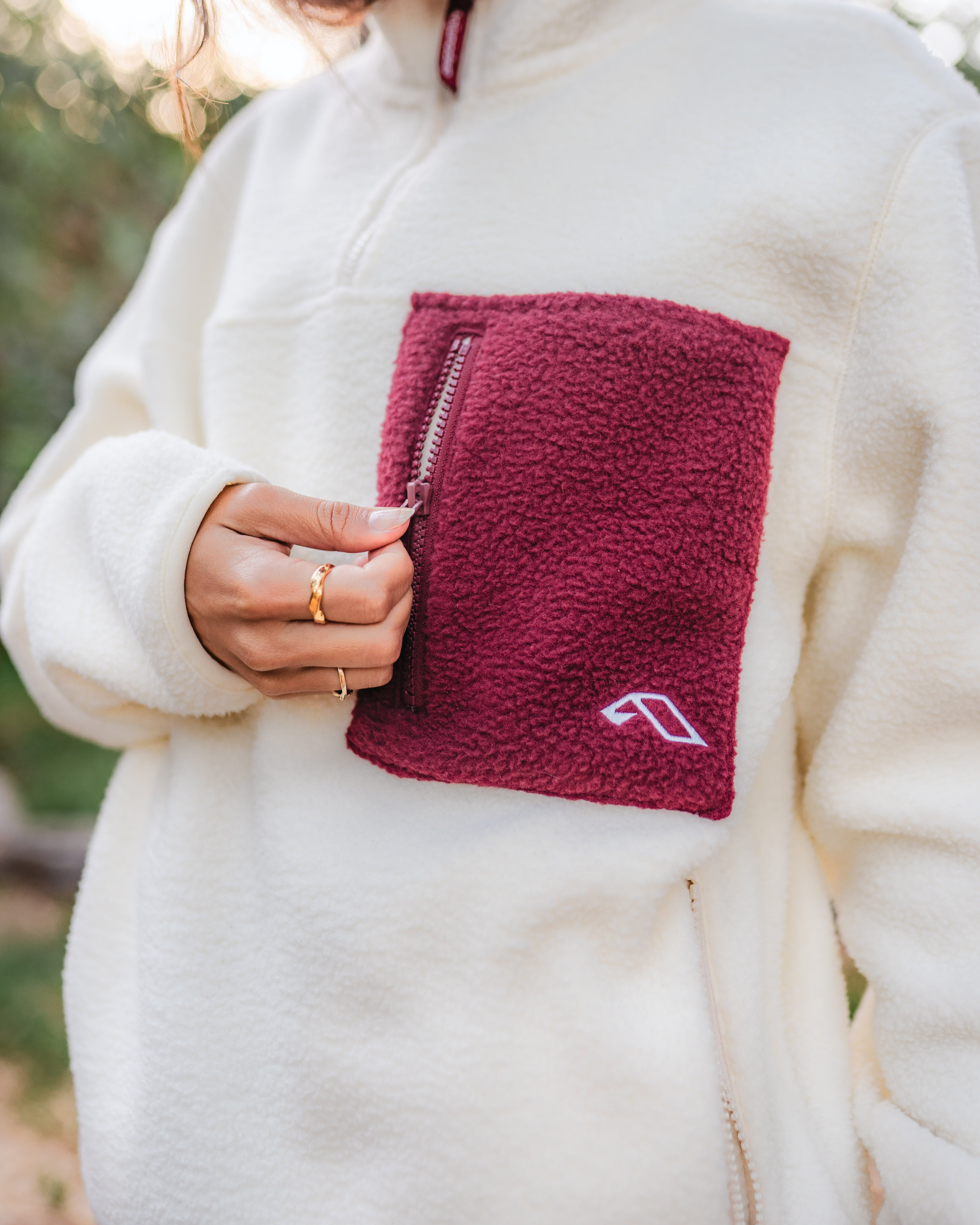 Anjunadeep Quarter-zip Sherpa Fleece – Anjunastore