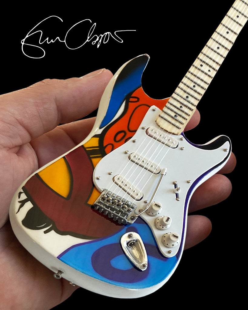 Eric Clapton CRASH 2 Tribute Mini Guitar Replica - Officially