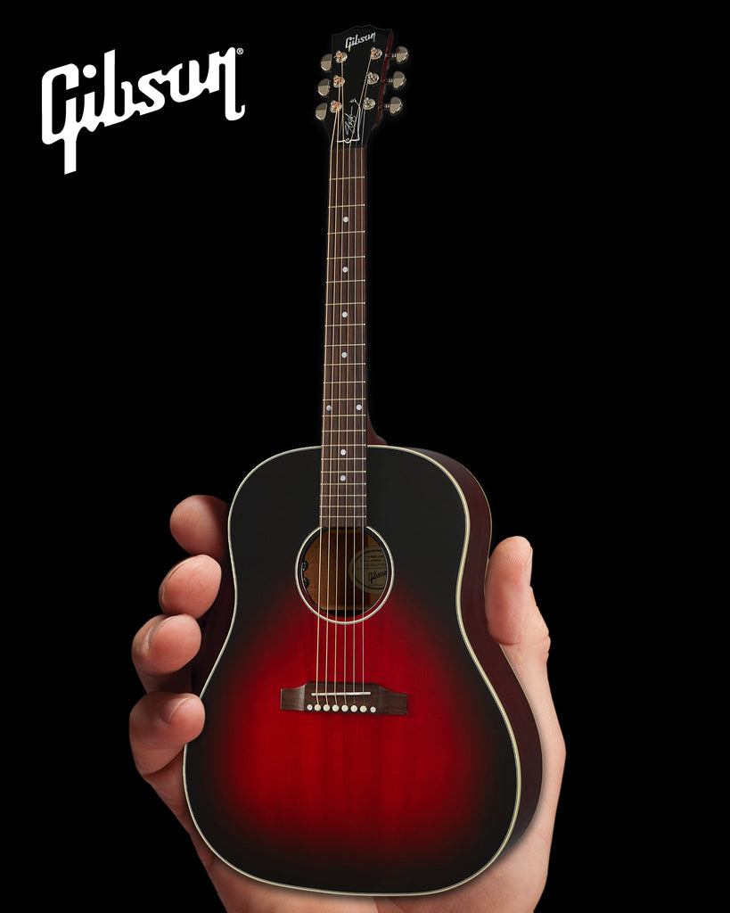 Slash Gibson J-45 Vermillion Burst Acoustic 1:4 Scale Mini Guitar