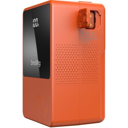 SmallRig VB99 Mini V-Mount Battery (99Wh, Orange) by SmallRig at