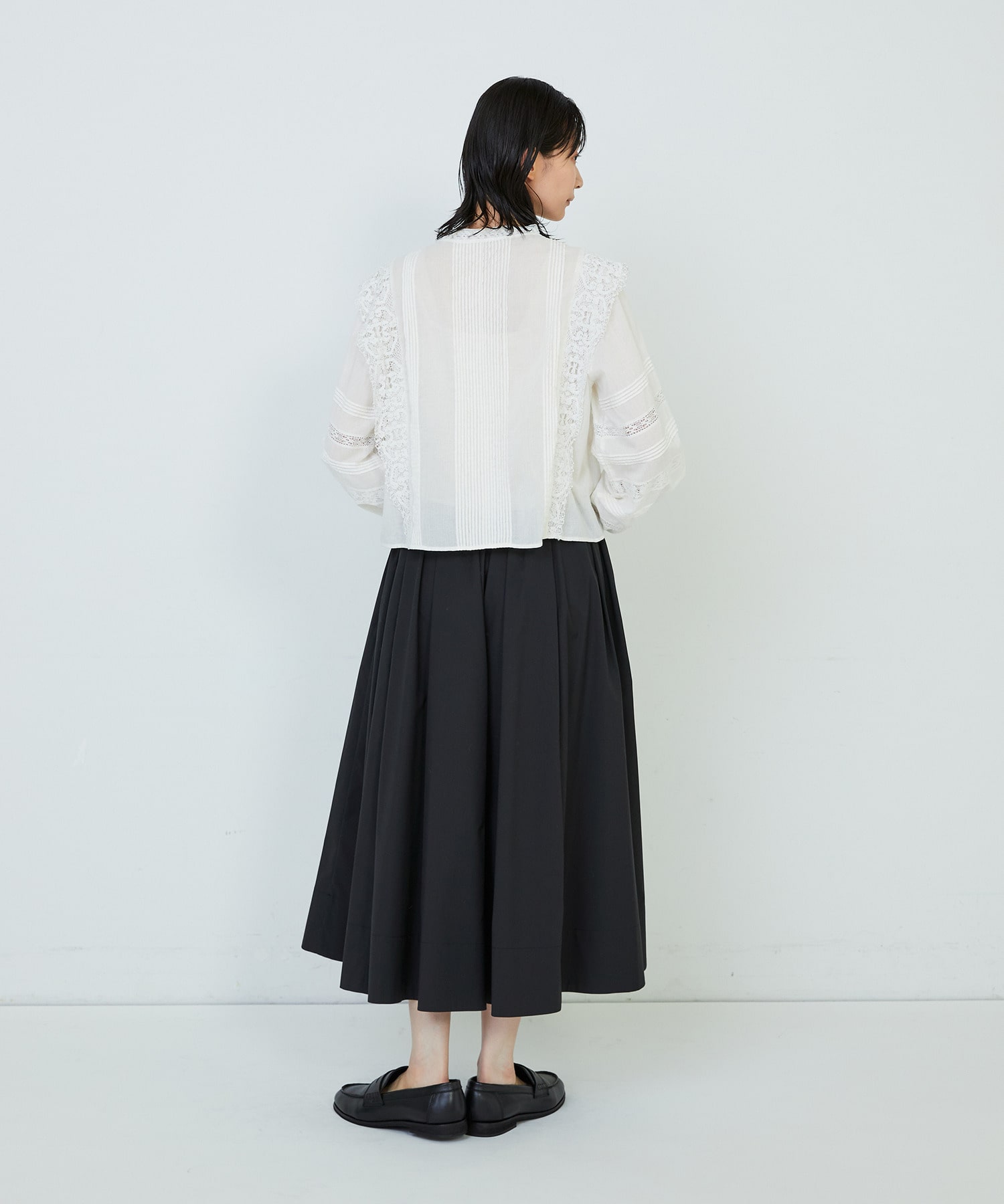 インドレースピンタックブラウス｜BIGI online store - ビギ