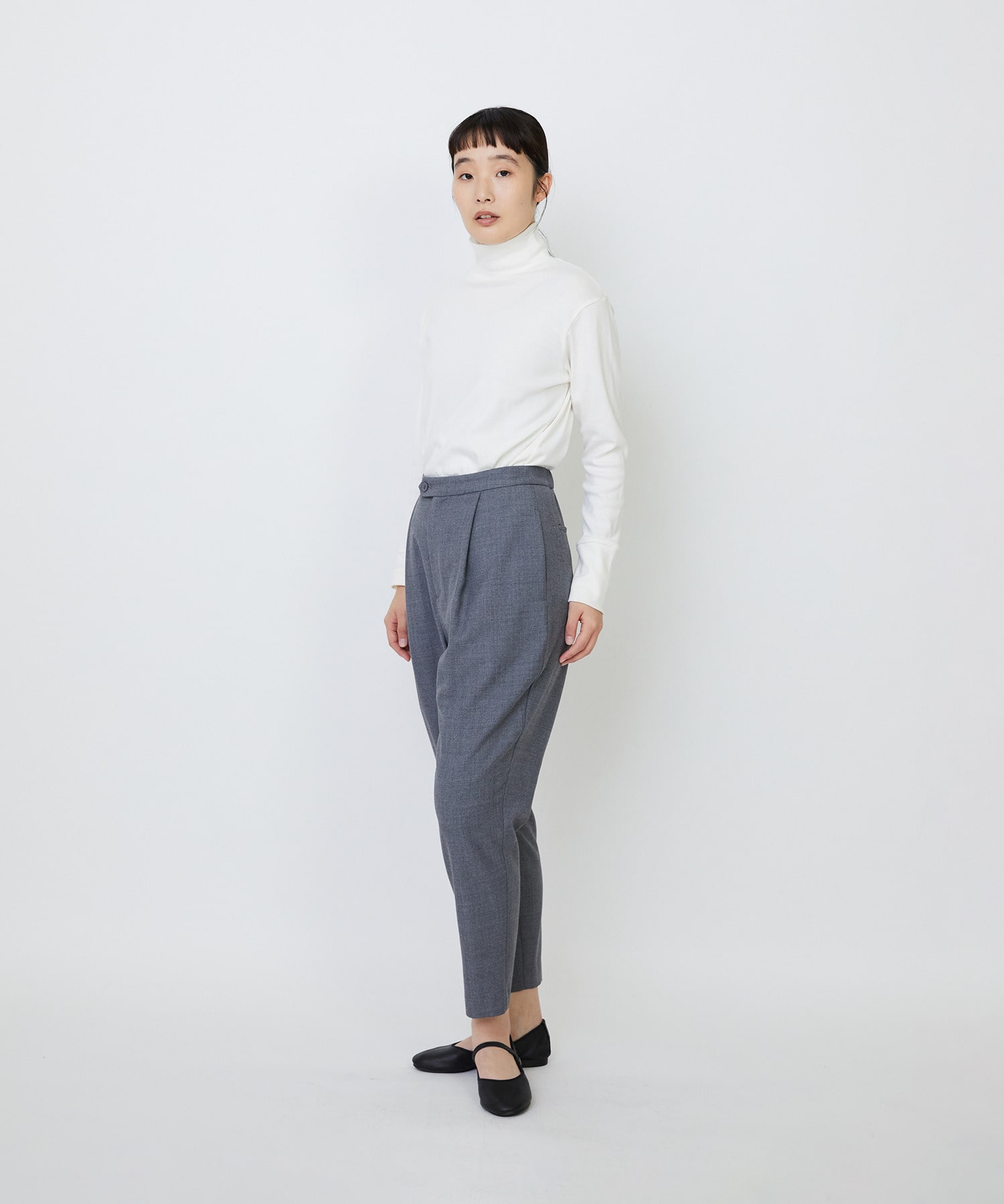 ウール混ツイルストレッチジョッパーズパンツ｜BIGI online store