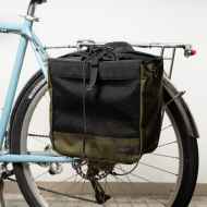 BLUE LUG* grocery pannier (all black) - BLUE LUG ONLINE STORE