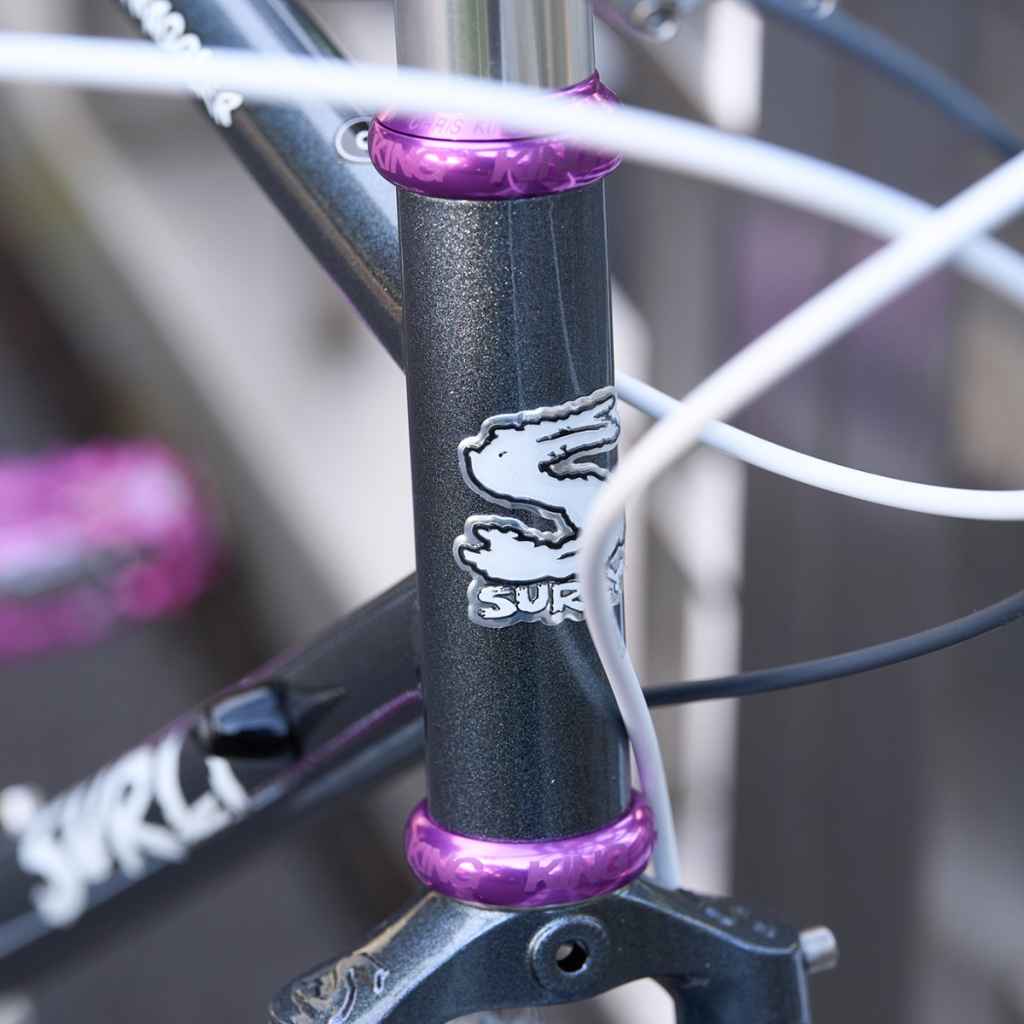 CHRIS KING* nothreadset 1 1/8 inch (SV 3d violet) - BLUE LUG