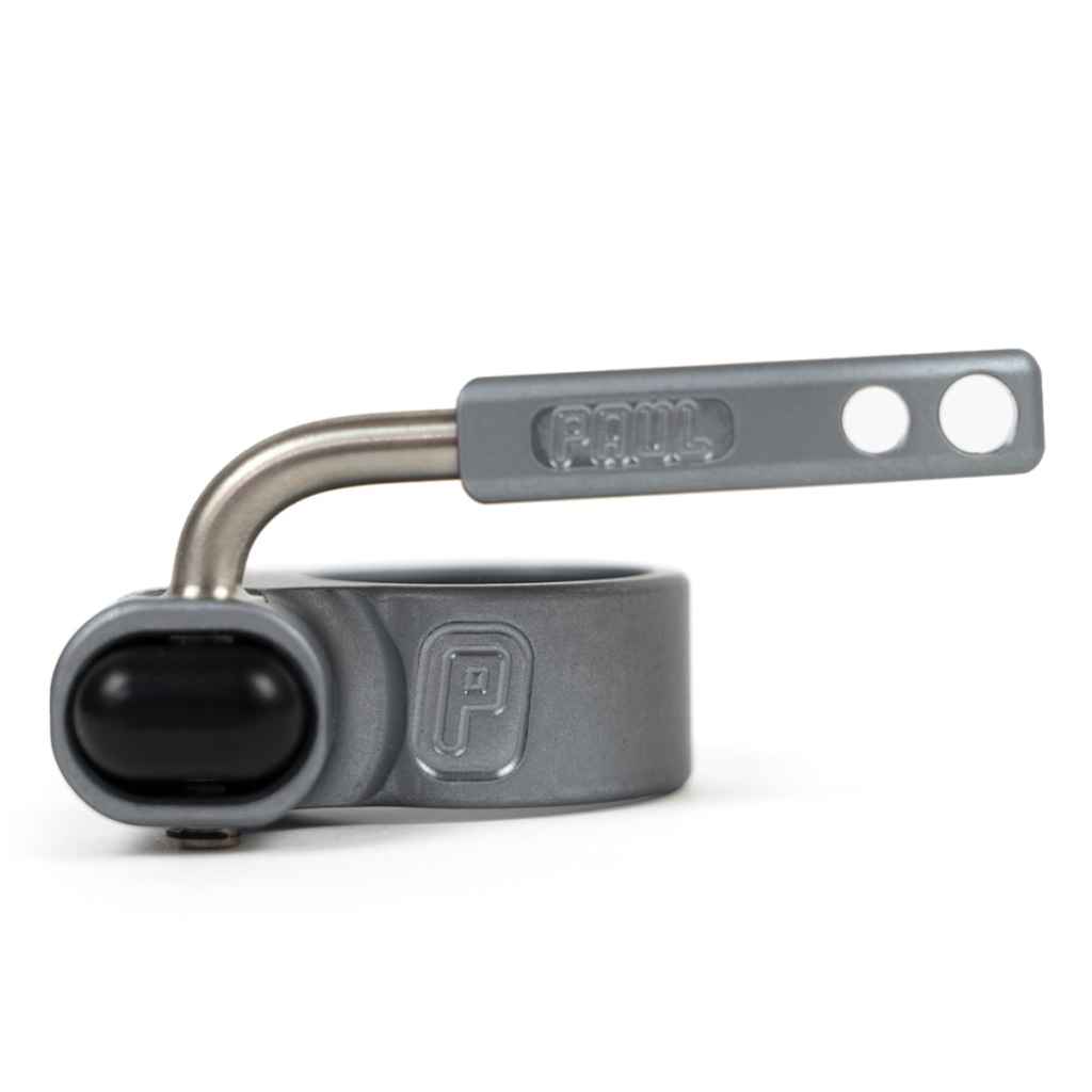 PAUL* quick release seatpost collar (pewter/black) - BLUE LUG