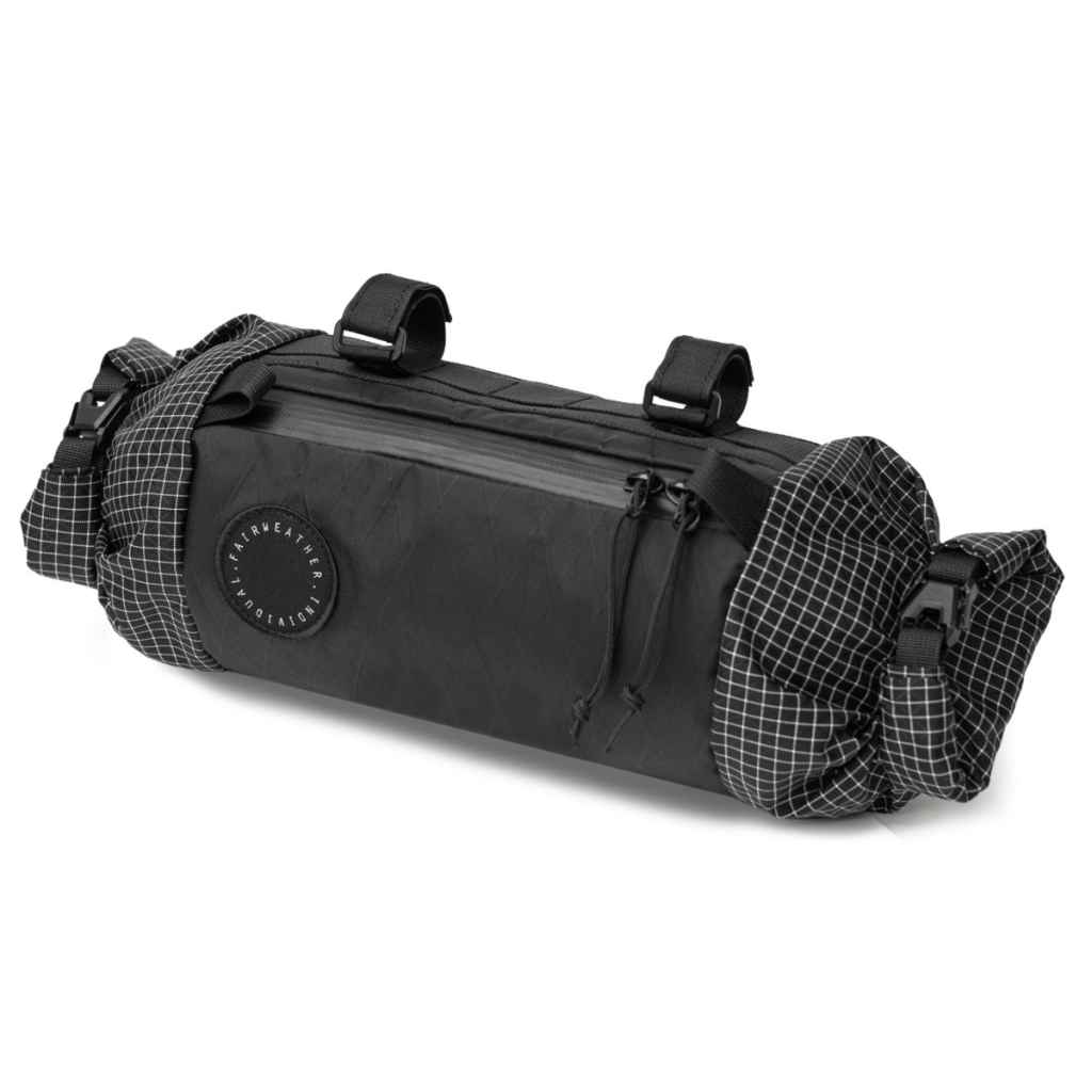 FAIRWEATHER* road bar bag (x-pac black) - BLUE LUG ONLINE STORE