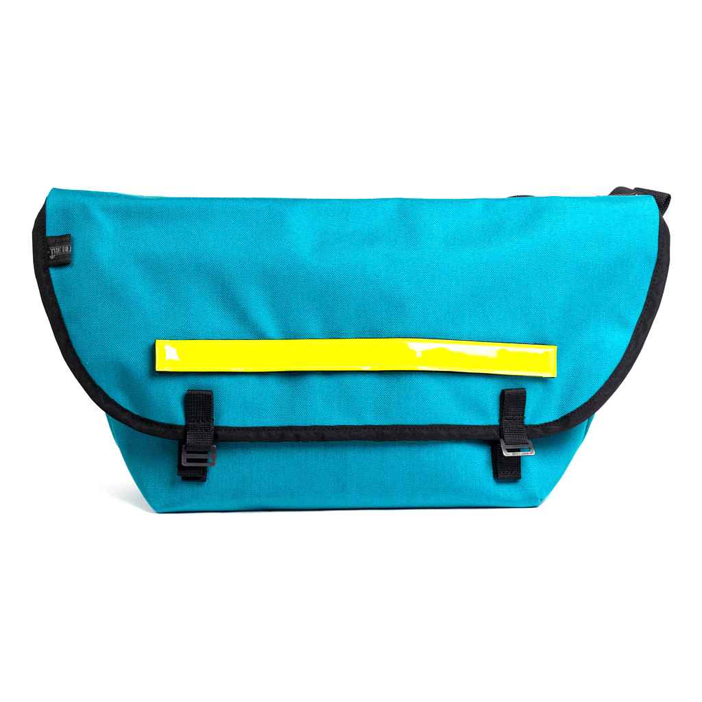 BLUE LUG* the messenger bag half (turquoise/reflector) - BLUE LUG