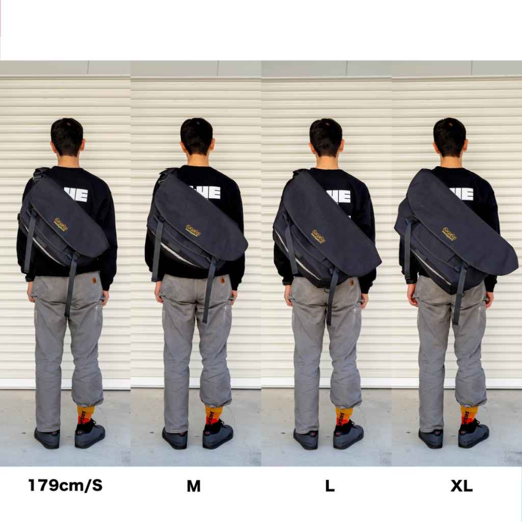 BAGABOO* standard messenger bag (black) - BLUE LUG ONLINE STORE