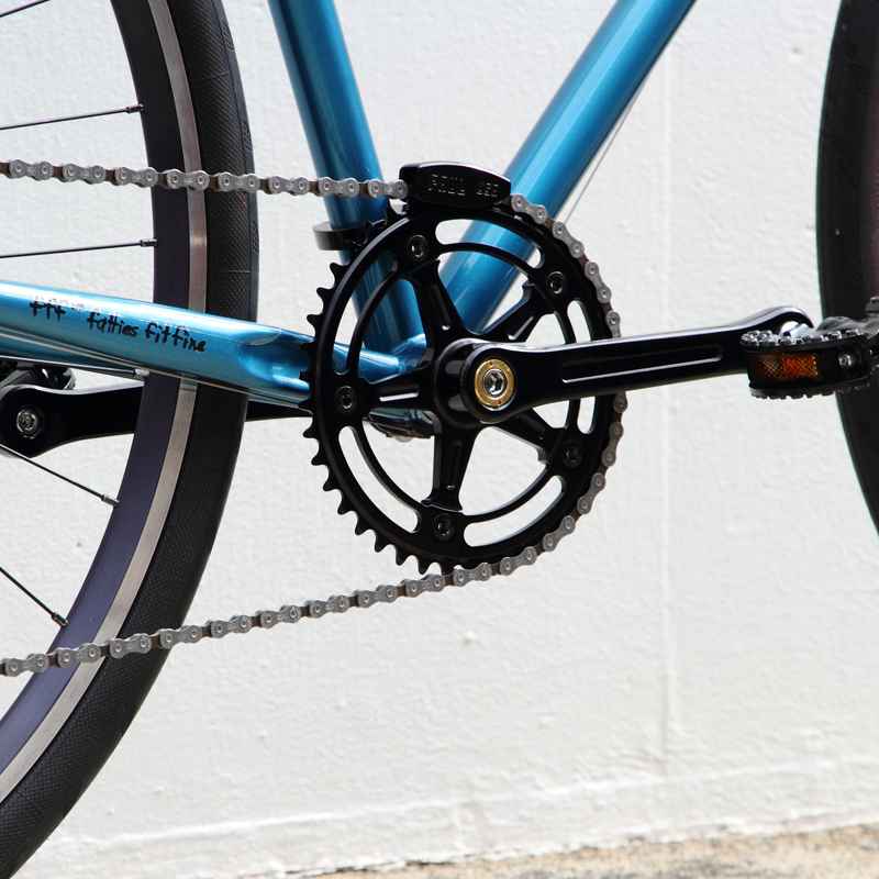 BLUE LUG* RMC track crank set (all silver) - BLUE LUG ONLINE STORE