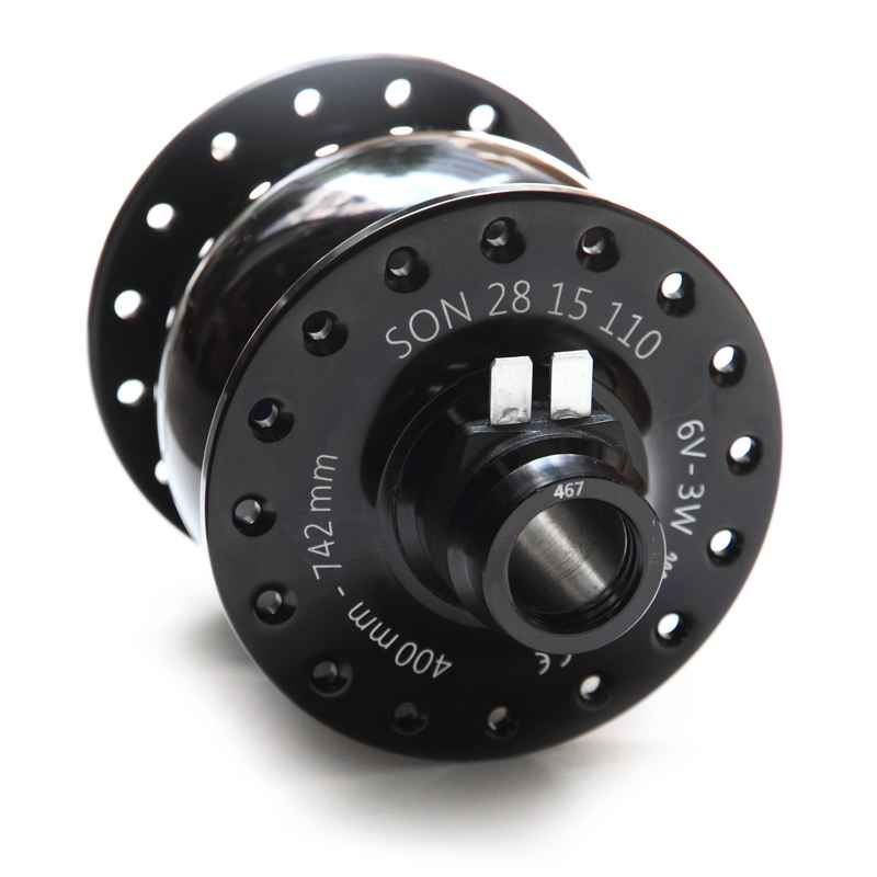 SON NABENDYNAMO* SON 28 15mm boost disc (black) - BLUE LUG ONLINE