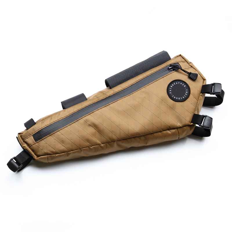 FAIRWEATHER* frame bag half (x-pac coyote) - BLUE LUG ONLINE STORE