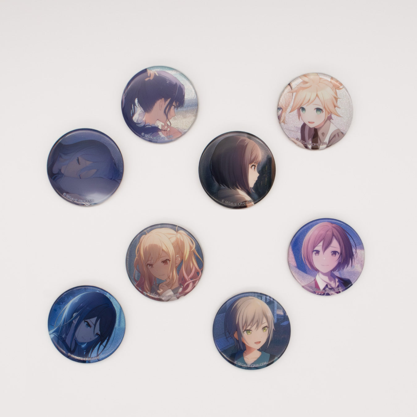 暁山瑞希＊グリ缶 予約商品】グリッター缶バッジ イベントイラスト