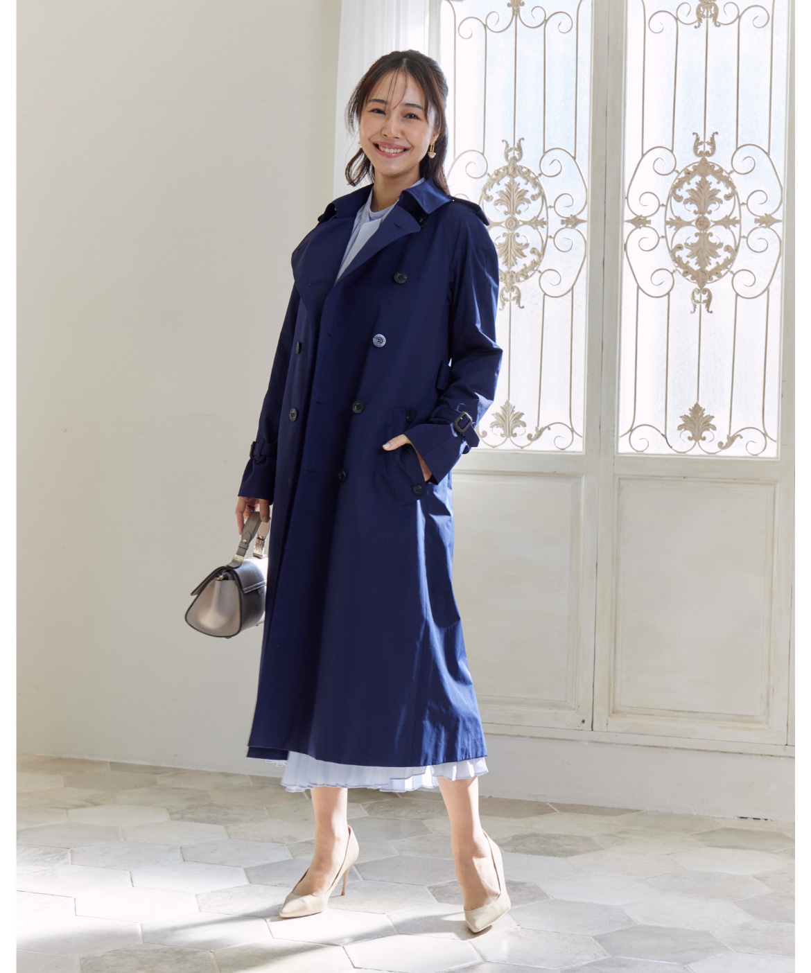 別注撥水トレンチコート《Aquascutum》｜INED（イネド）｜フランドル