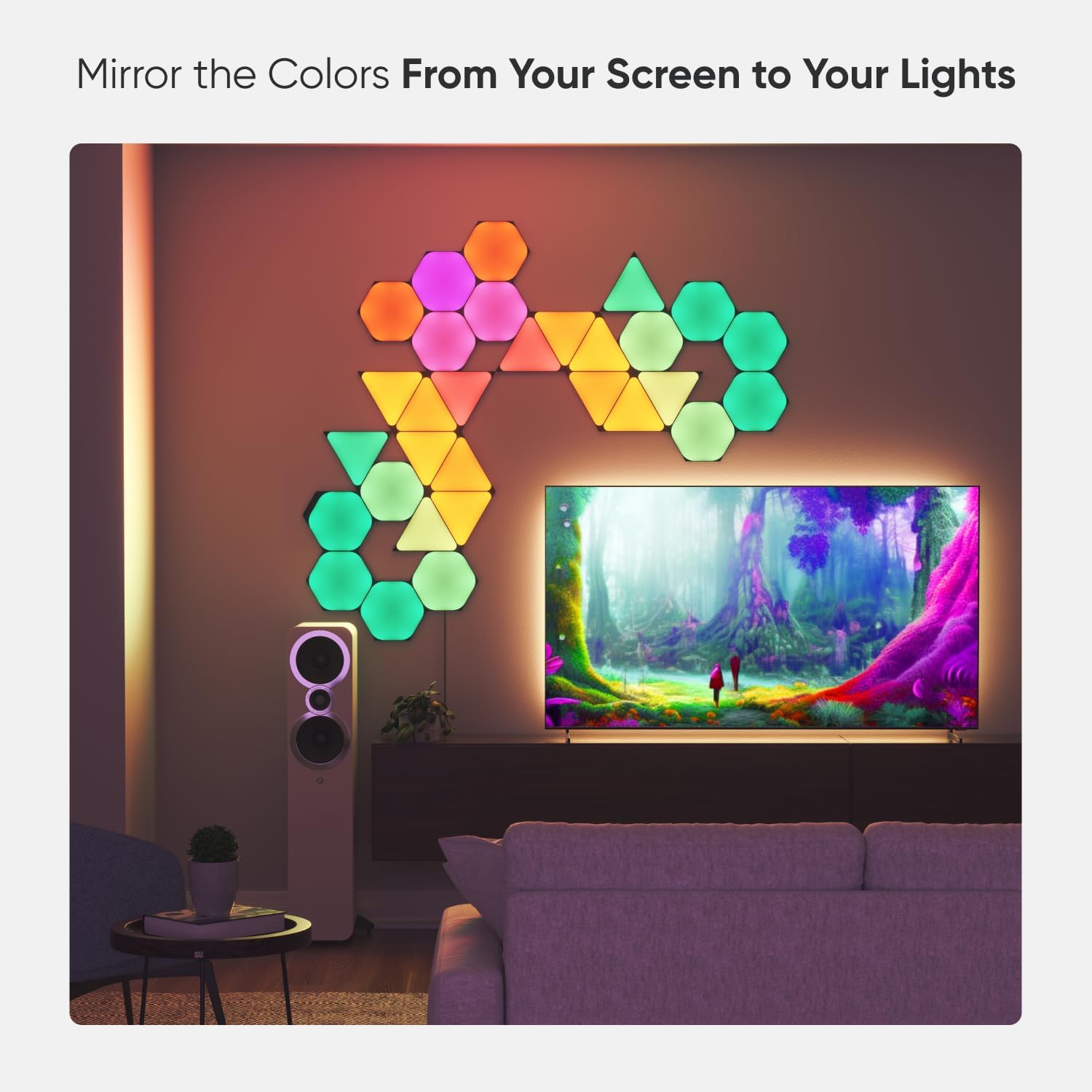 Nanoleaf Shapes ブラックヘキサゴン スターターパック(9枚入り