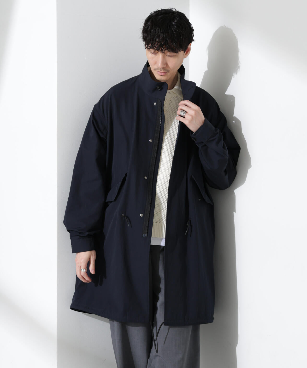 ウェザー クロス フィッシュ テール コート