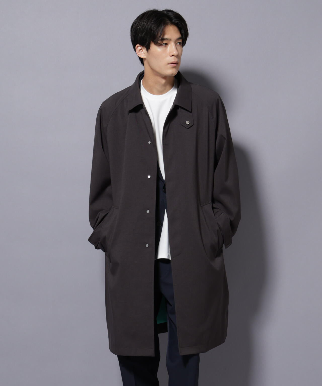 RainComfortWear」ダントツ撥水 透湿 コーティング ステンカラーコート