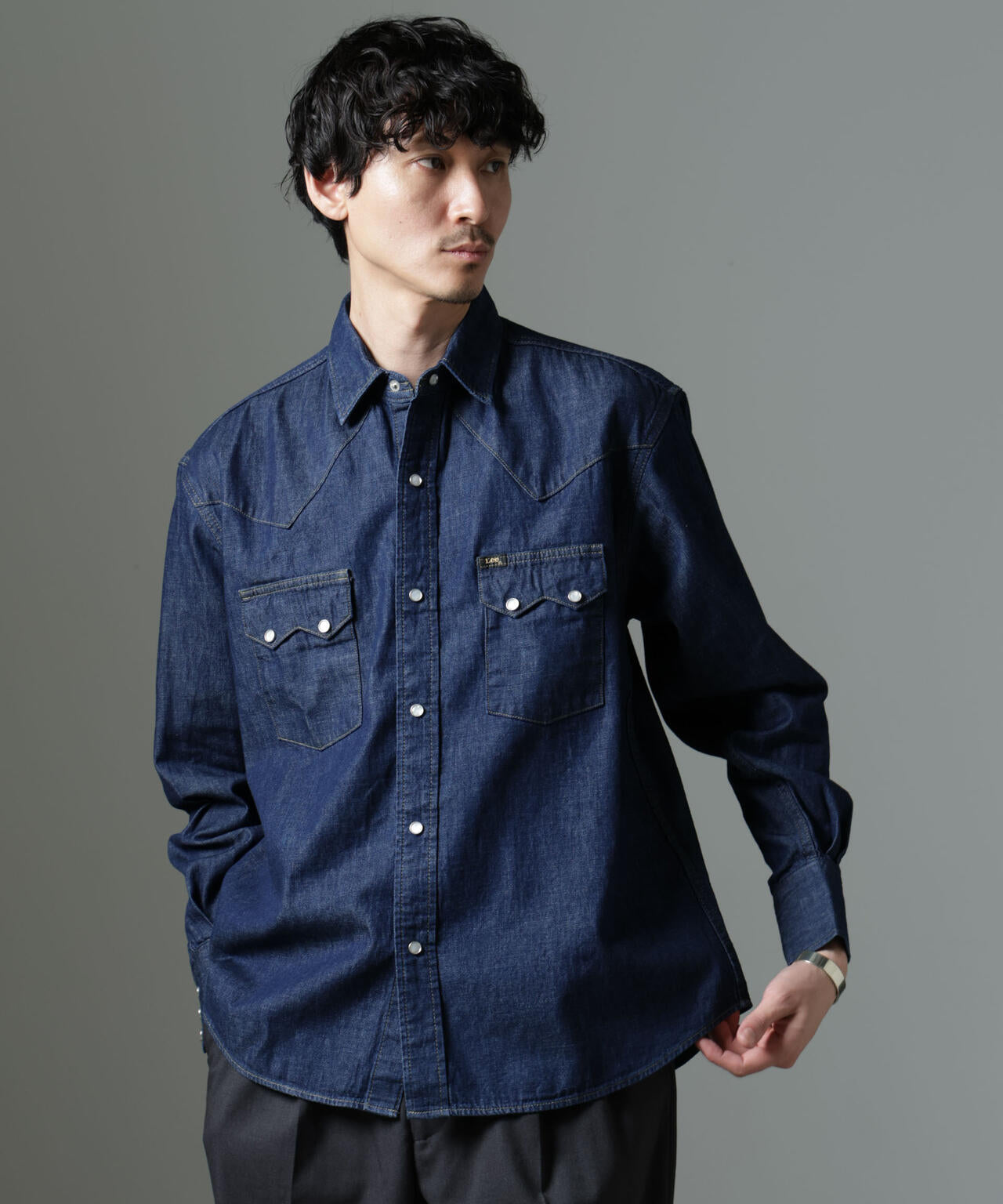 Lee / 別注 Lee DENIM WESTERN SHIRT