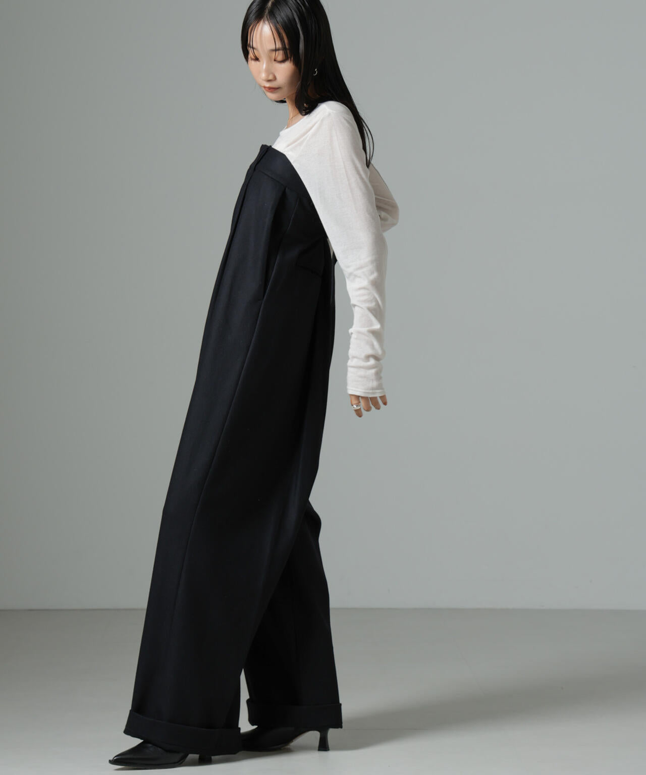 RhodolirioN / Tube Top Jumpsuit - Flannel