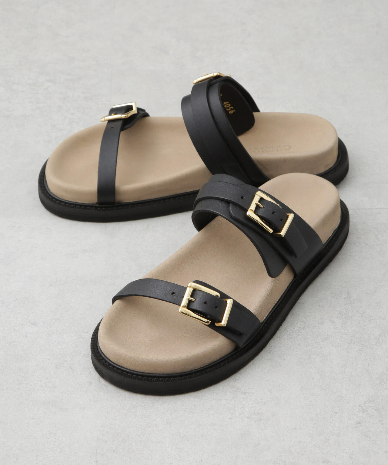 CAMINANDO / DOUBLE BUCKLE SANDALS