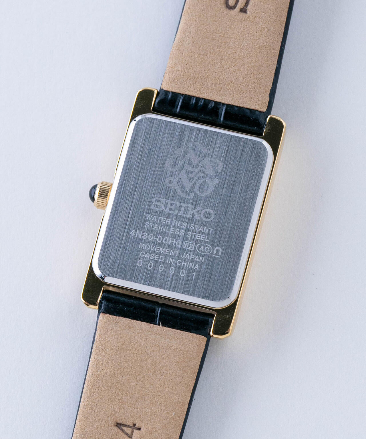SEIKO / セイコー コラボレーション スクエア ゴールド×ブラック