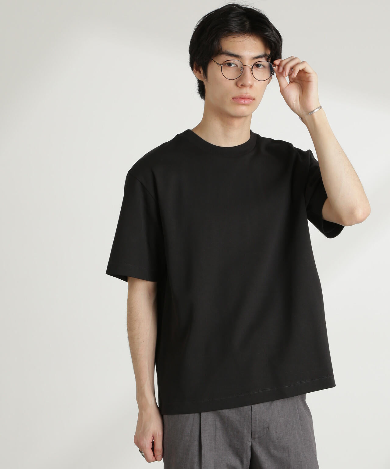 ダブルスムース クルーネック BIG Tシャツ 半袖