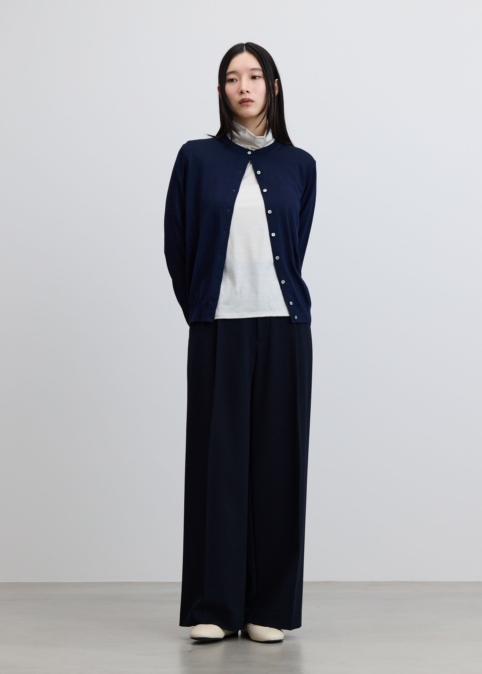 クリアウールタートルネックカットソー - SOÉJU online store｜上質な