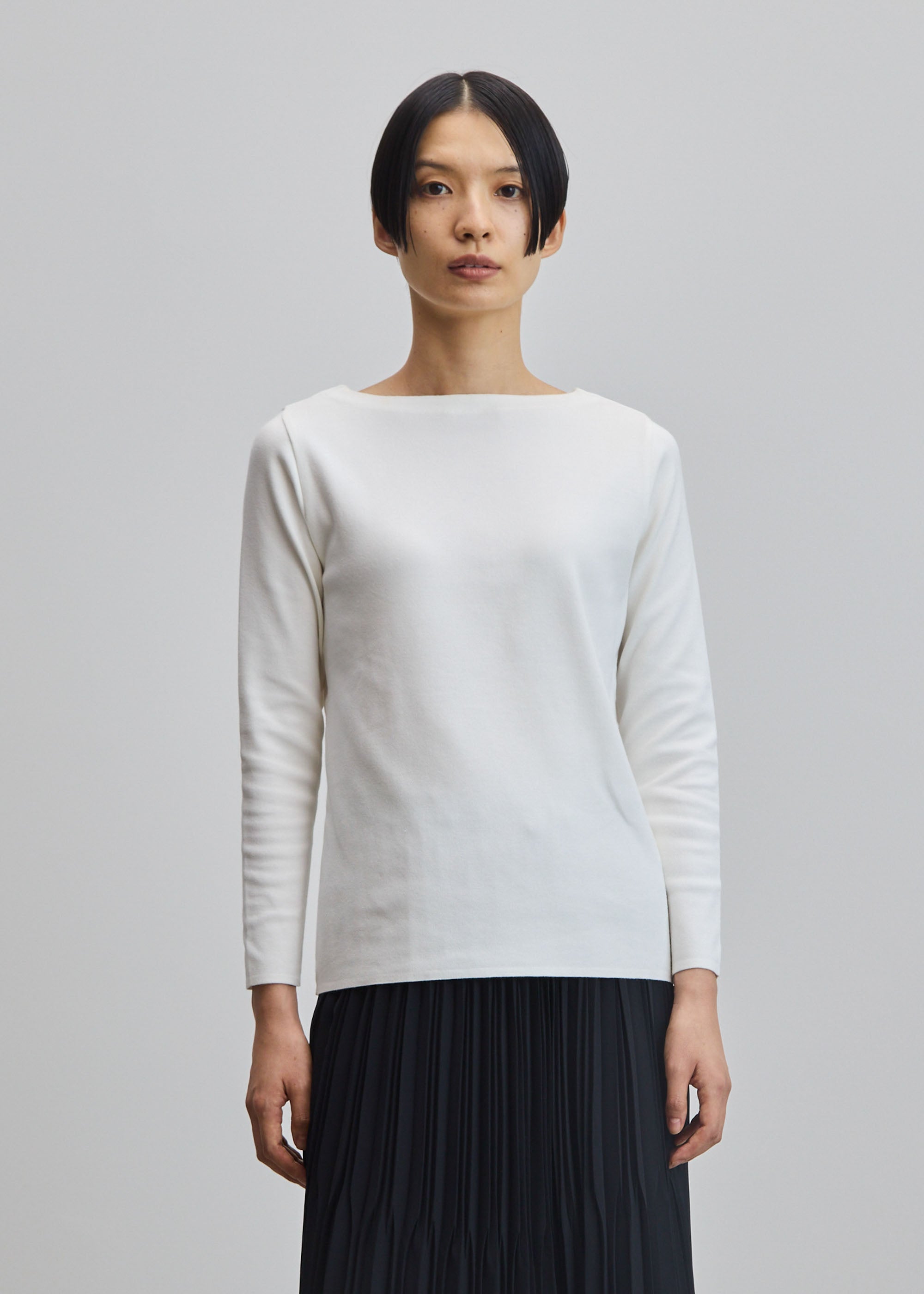 ボートネックニットソー - SOÉJU online store｜上質な大人の女性の