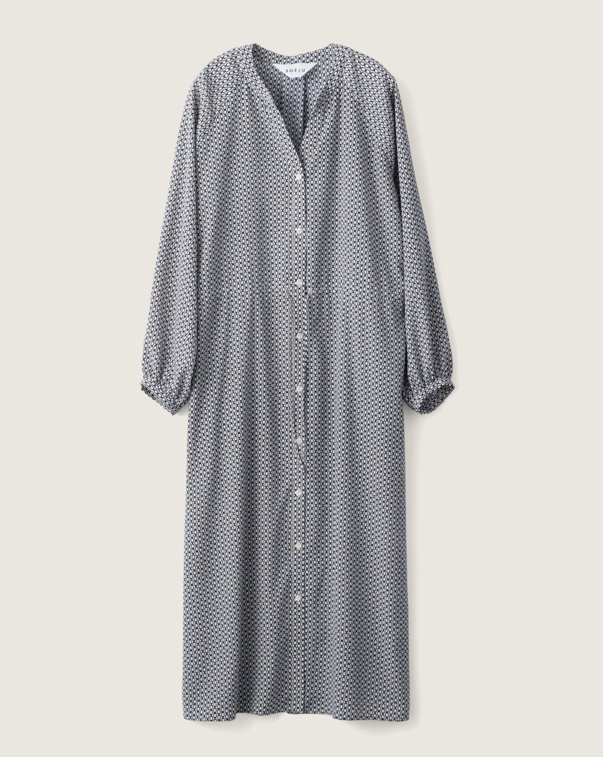 チェーン柄ワンピース - SOÉJU online store｜上質な大人の女性のため