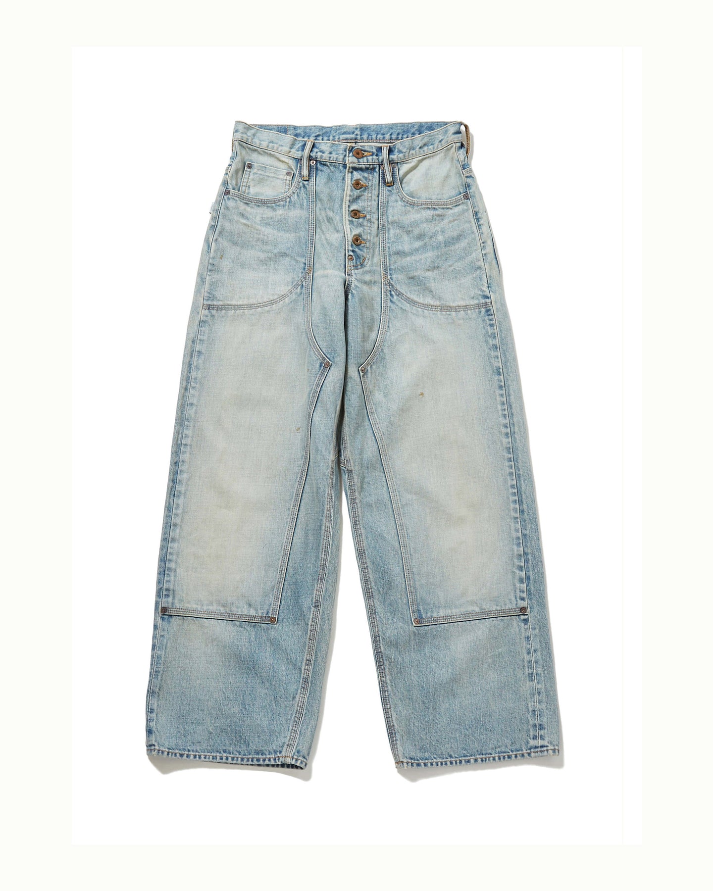 FADED DOUBLE KNEE DENIM PANTS – SUGARHILL TOKYO