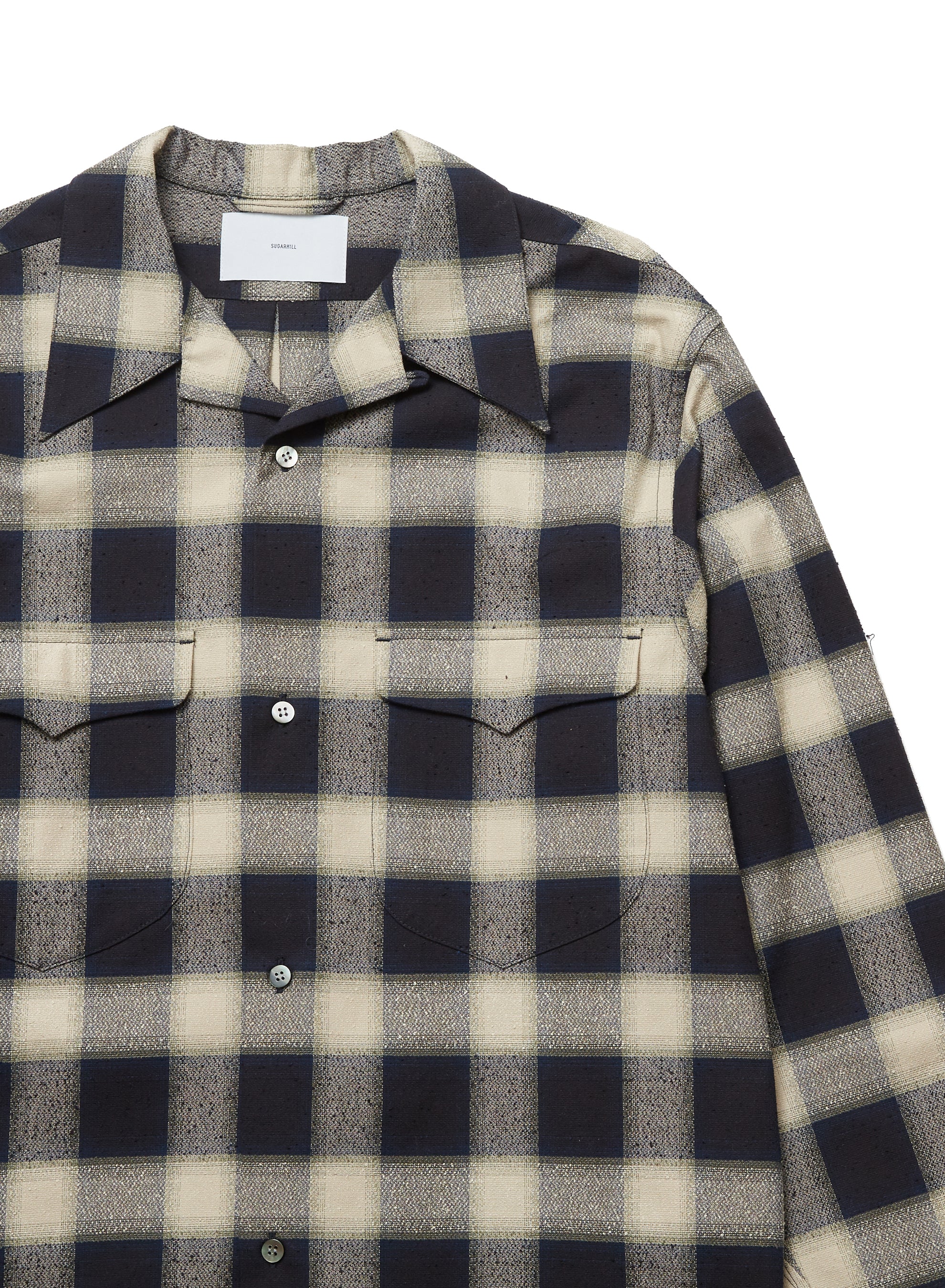 OMBRE OPEN-COLLAR SHIRT – SUGARHILL TOKYO
