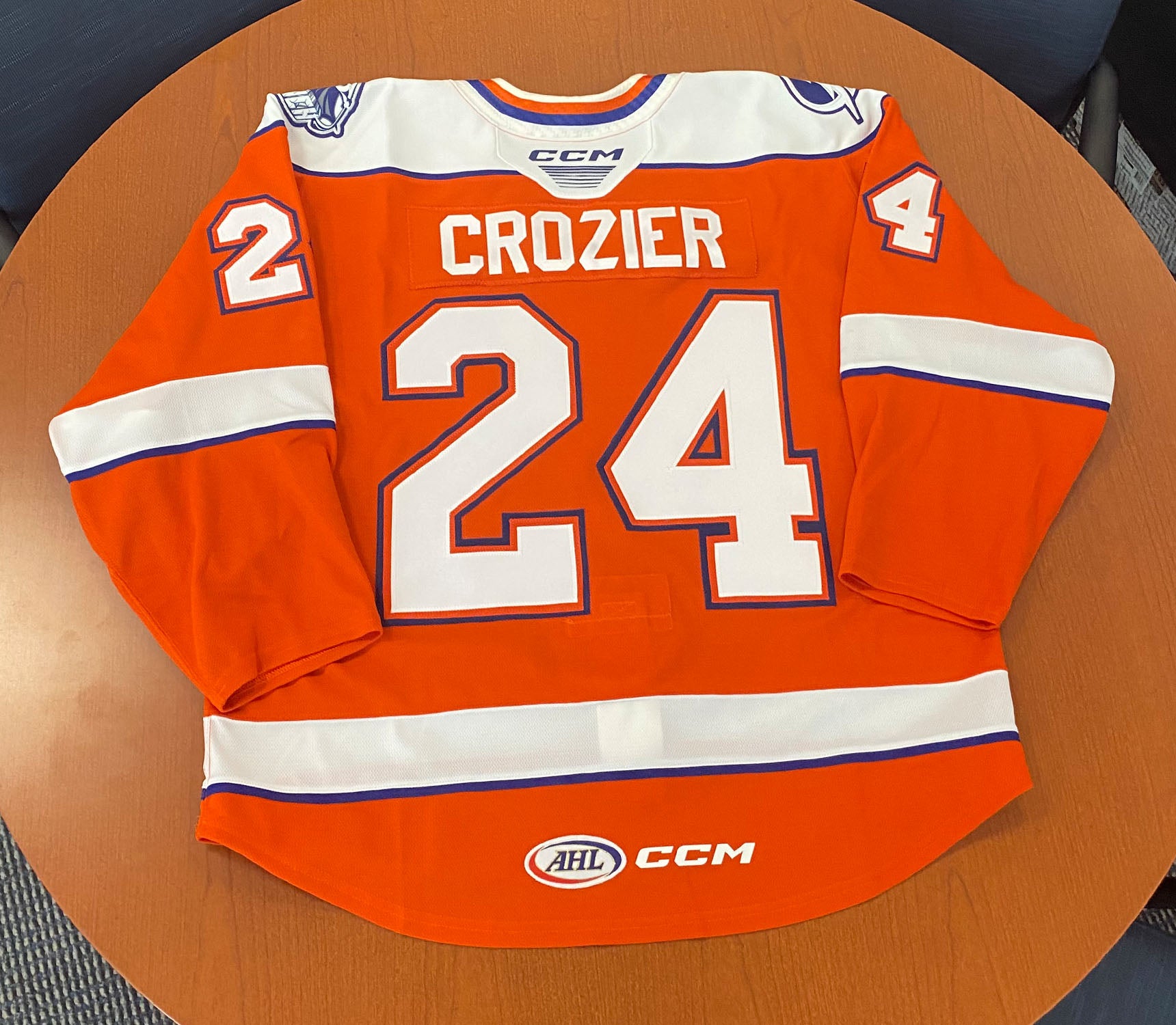 24 Max Crozier Orange Jersey - 2023-24 – Syracuse Crunch Official