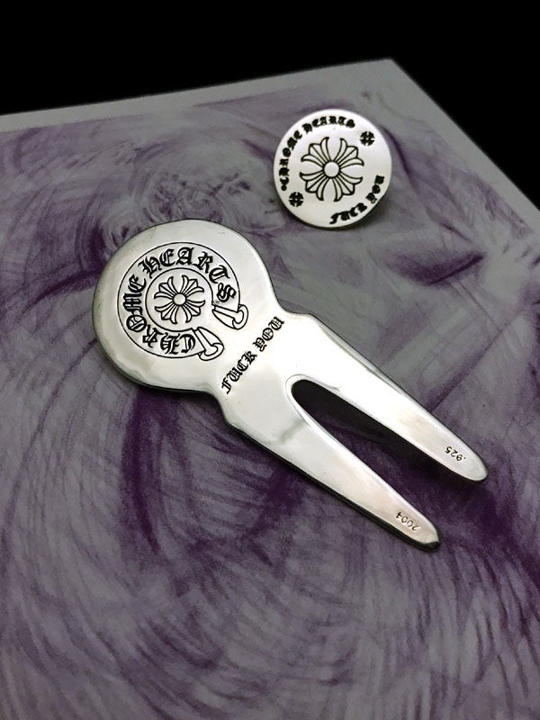 ゴルフツール！クロムハーツ/CHROME HEARTS シルバー製のゴルフツール
