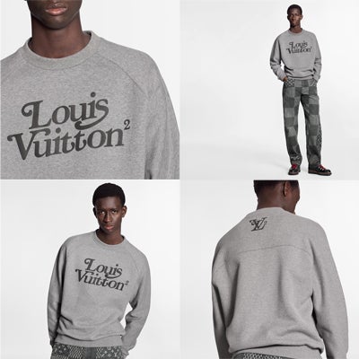 ルイ・ヴィトン 「スクエアードLVスウェットシャツ」HJY13WUYR「LV
